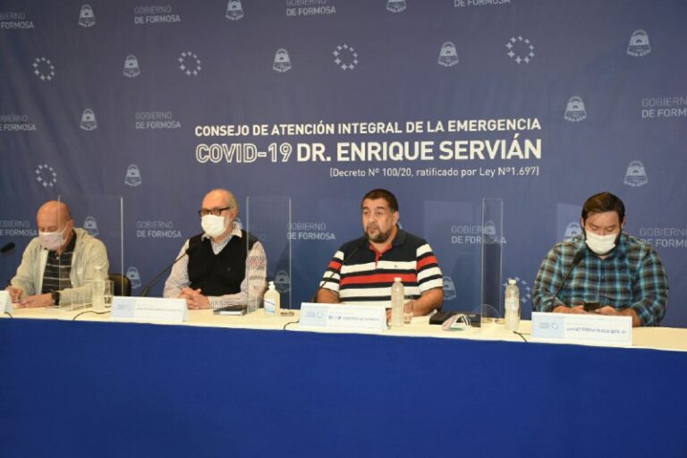 COVID-19 en Formosa: 21 fallecidos y 794 casos positivos nuevos, 553 en la capital