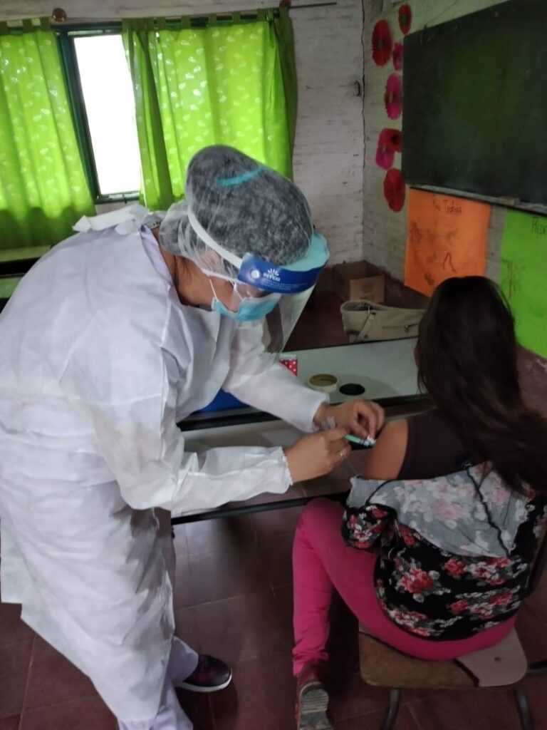 Vacunación HPV en colonias del interior