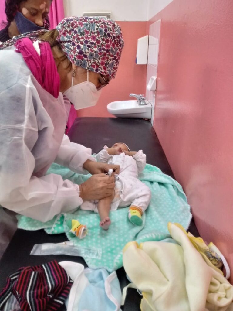Prematuros del circuito cinco recibieron el anticuerpo Palivizumab