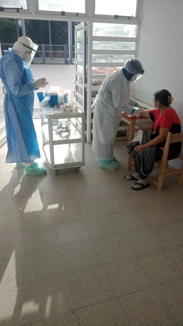 Ibarreta: Controles de salud diarios a pacientes COVID aislados en el CAS