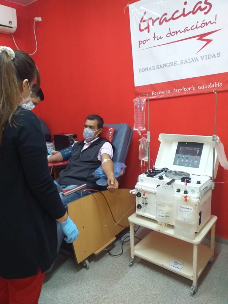 Las Lomitas: Se realizó en el hospital la primera extracción de plasma convaleciente