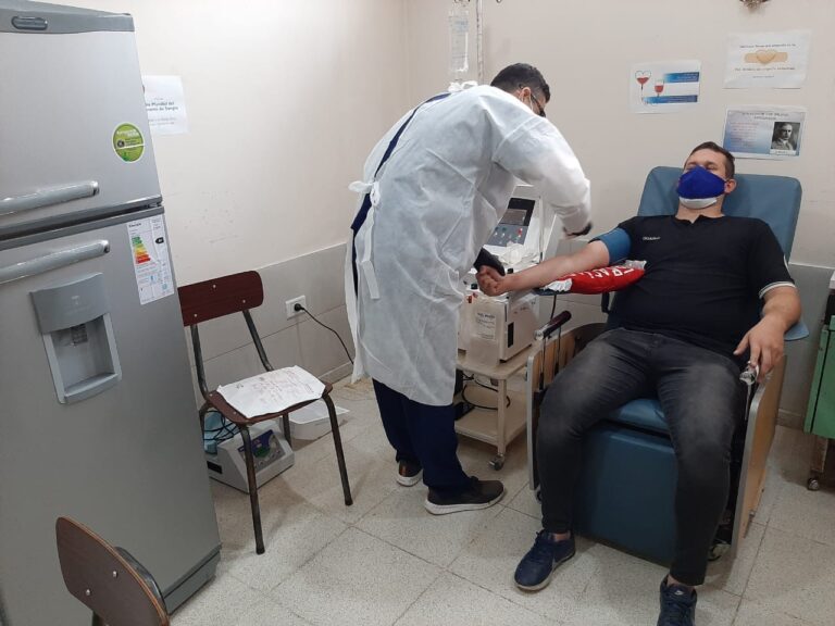 Nueva extracción de plasma convaleciente en Clorinda
