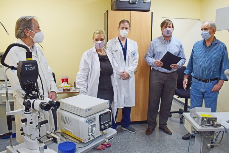 El HAC recibió equipamientos que brindarán más y mejores servicios en materia oftalmológica