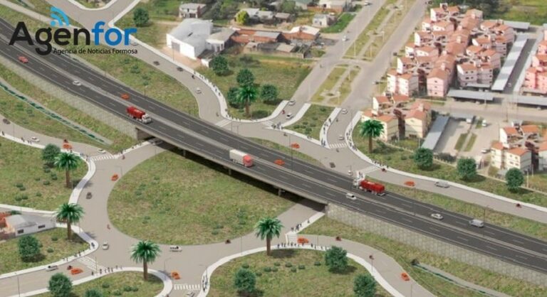 Autovía de la RN11: El puente sobre-elevado está en plena ejecución