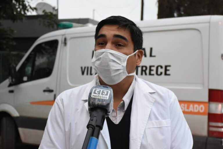 Villa Dos Trece: Bravo informó sobre la situación sanitaria y el trabajo del equipo de salud