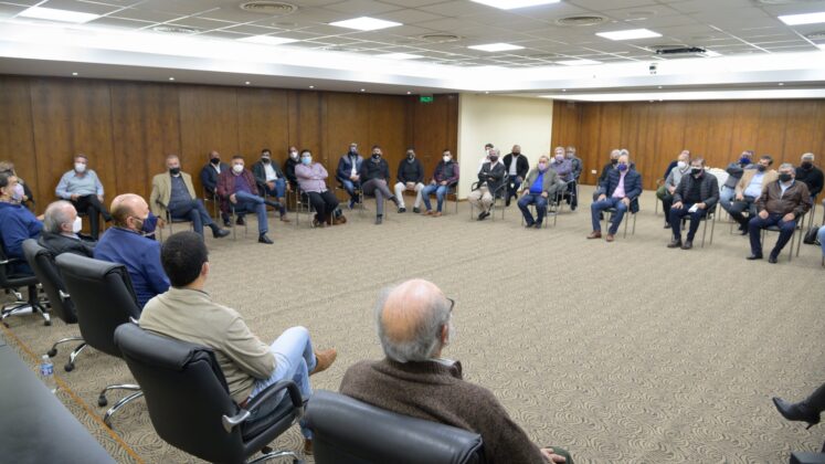 Gildo Insfrán se reunió con intendentes de la provincia