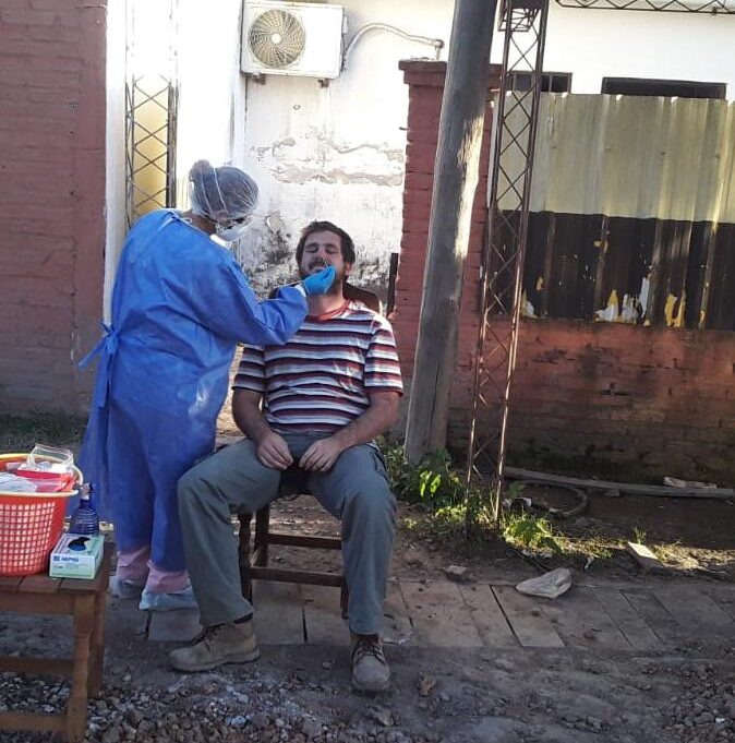 Mantienen activo el rastrillaje de casos COVID positivos en toda la provincia