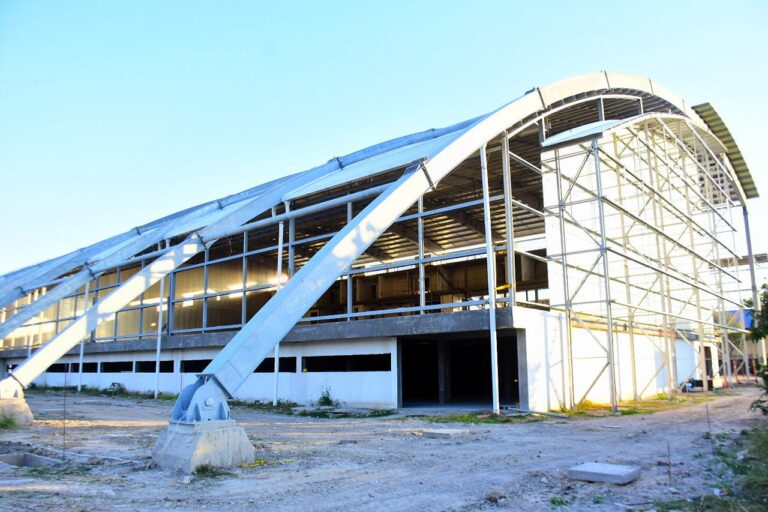 Obra de la pileta olímpica climatizada de Formosa presenta avance superior al 50%