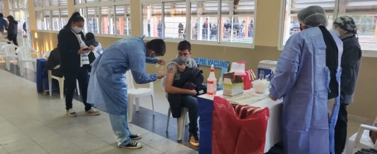 Avanzó la aplicación de la segunda dosis en localidades del departamento Bermejo
