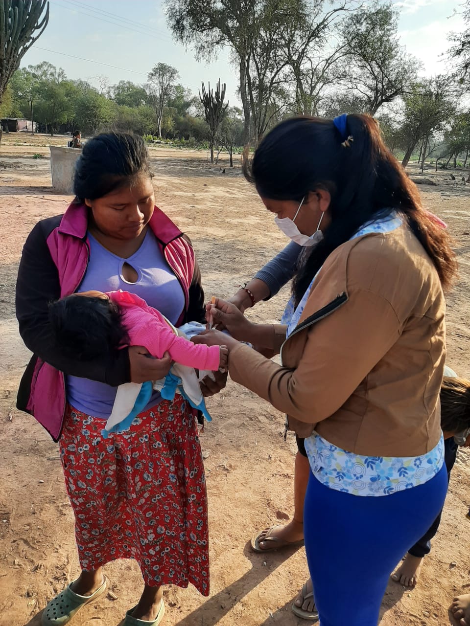 Renovaron atenciones de salud para vecinos originarios