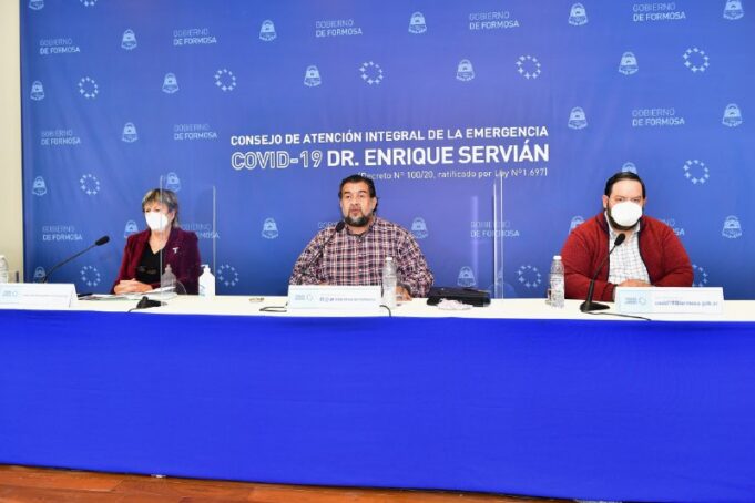 Cinco fallecimientos por COVID19 y 162 casos nuevos, en Formosa