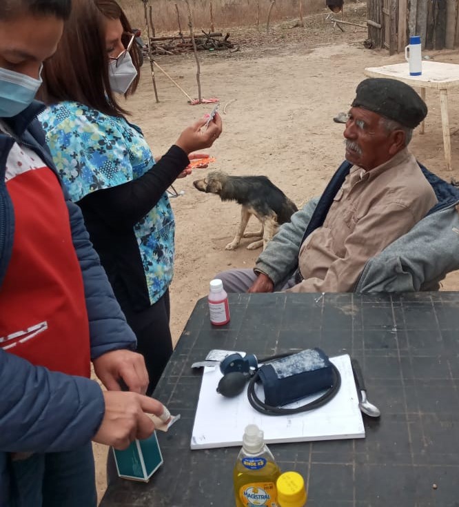 Operativo de atención de la salud en la comunidad originaria Chico Dawan