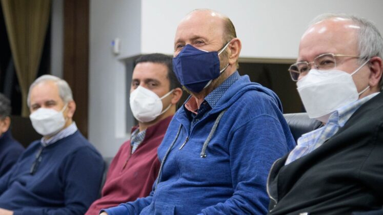 Encuentro del gobernador Insfrán con intendentes de toda la provincia