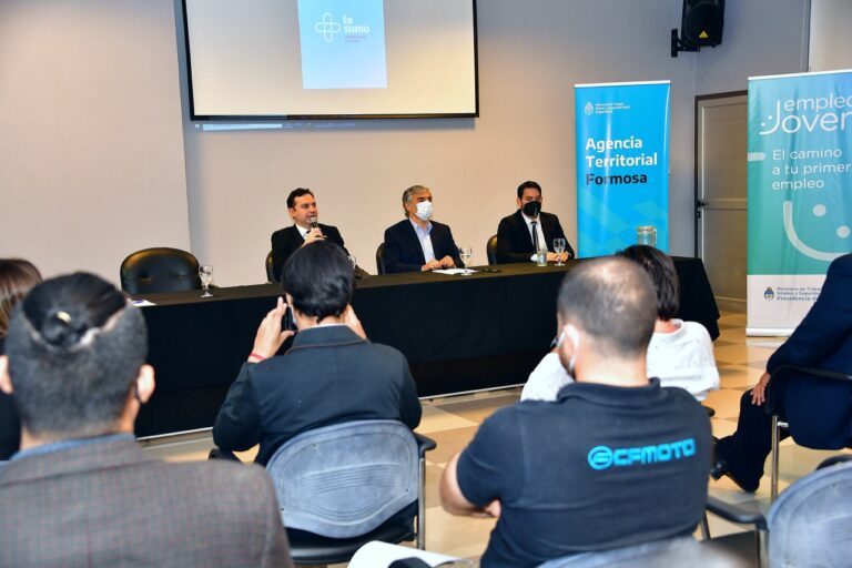 Charla informativa del programa de empleo joven “Te Sumo” reunió a las PyMEs formoseñas