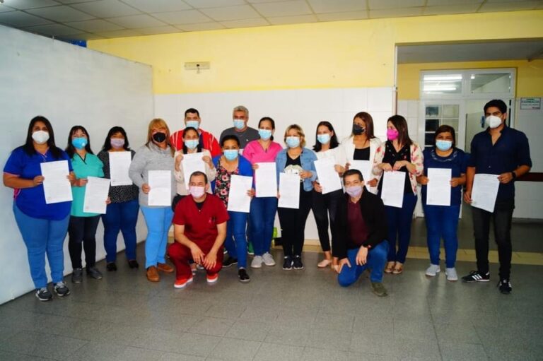 Profesionales del Hospital de Pirane, fueron recategorizados