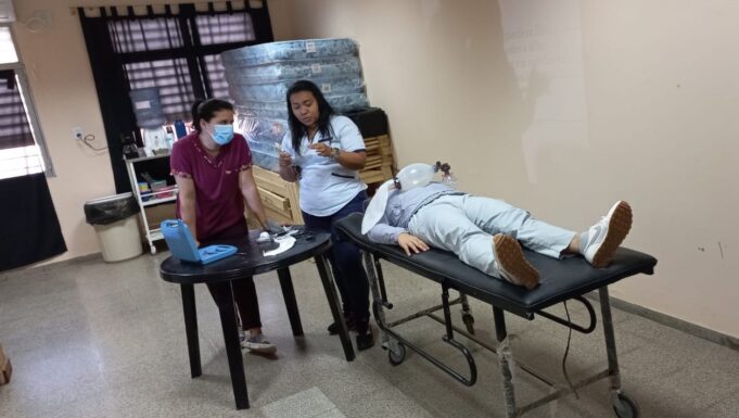Personal de salud del hospital de Ibarreta participó de una capacitación para optimizar el manejo de la vía aérea