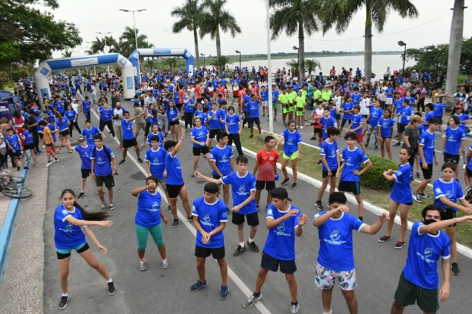 Estudiantes de todos los niveles colmaron la costanera