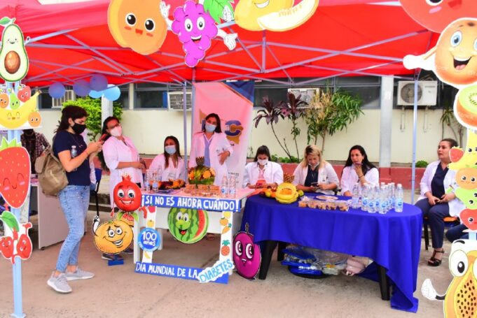 Se desarrollan actividades de concientización y prevención por el Día Mundial de la Diabetes