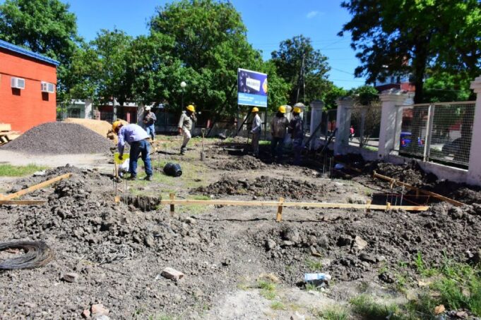 Avanzan las obras en el Instituto San Martín