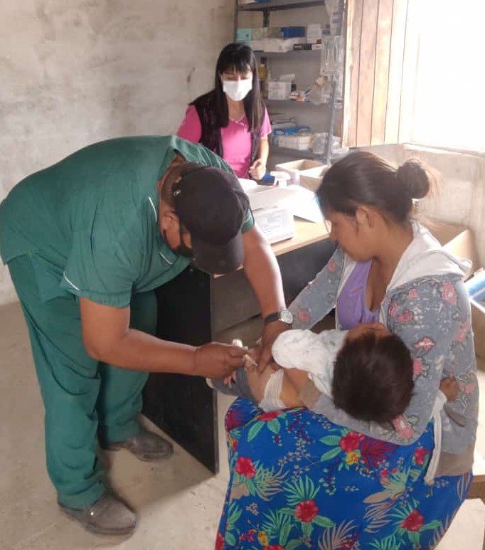 Nuevo operativo sanitario en comunidad originaria del oeste