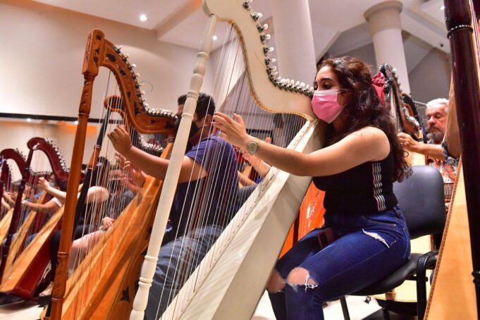 El 15 de diciembre será el concierto de cierre de año del Taller de Arpas “Formar Arpegios”
