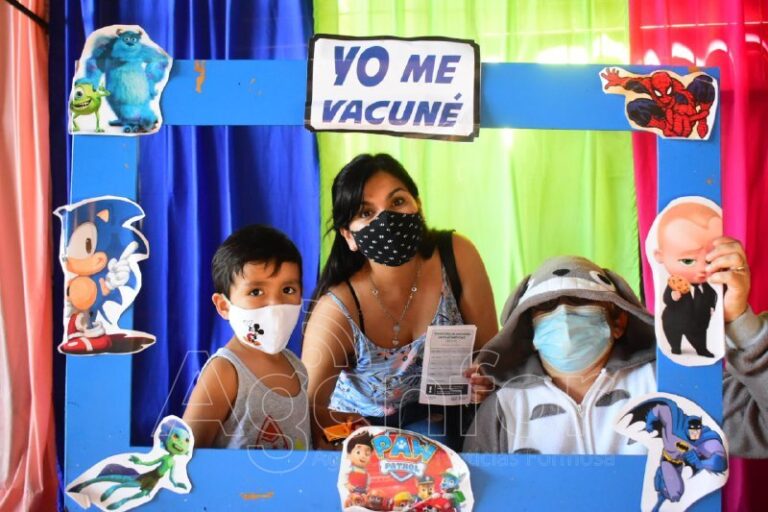 Clorinda: Niños de 3 y 4 años completaron esquemas de vacunación