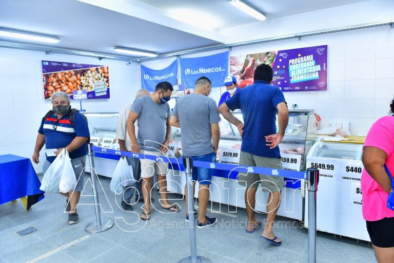 disminución los precios Cuidados Formoseños de Cortes Cárnicos