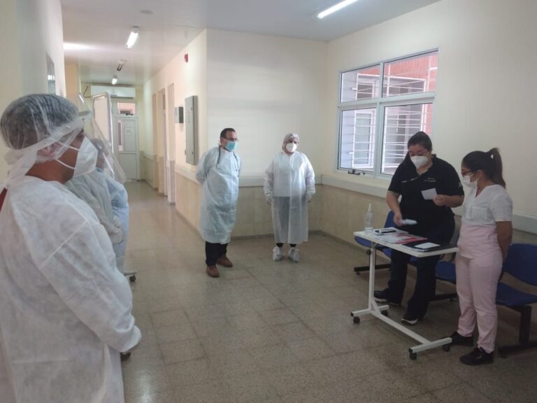 Capacitación sobre administración de suero equino para el hospital de San Martín II