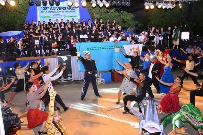 Con la tradicional Cantata Fundacional, inician las celebraciones por el aniversario de Formosa