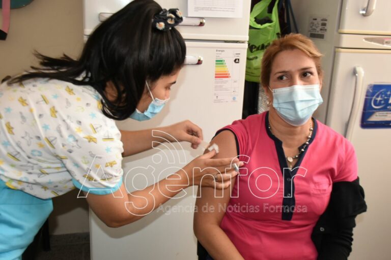Continúa la aplicación de la vacuna antigripal en Formosa