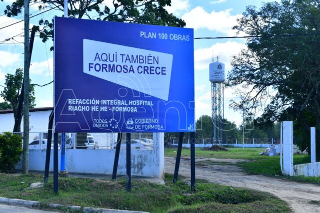 Solalinde puso en valor las obras en ejecución en Riacho He Hé