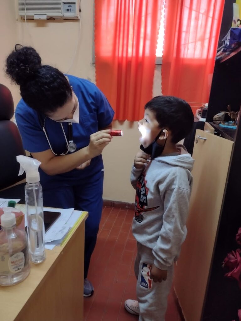 Jardineritos del barrio República Argentina aprendieron sobre cuidados de la salud bucal