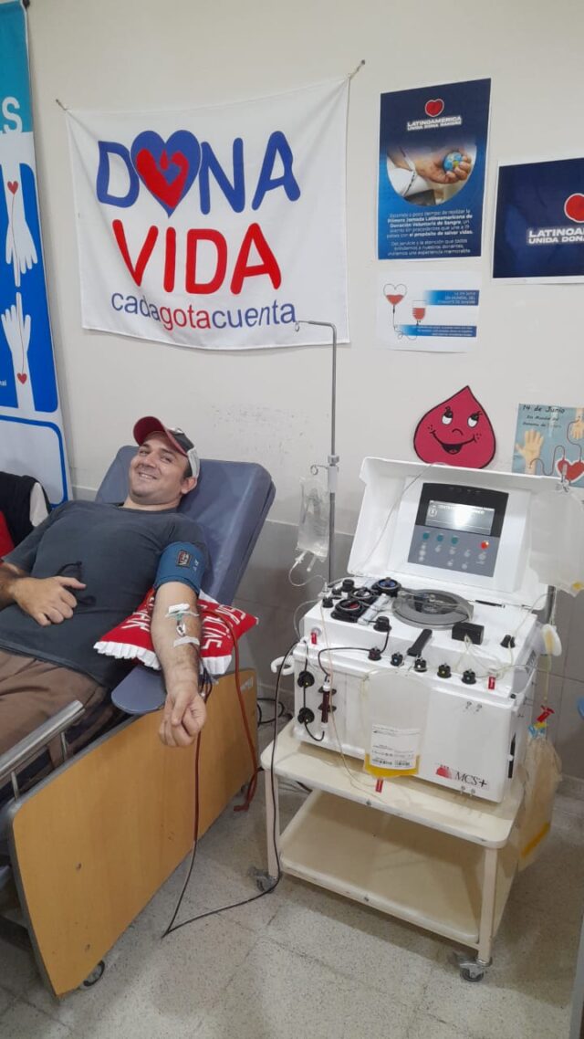 Nueva colecta externa de plaquetas por aféresis