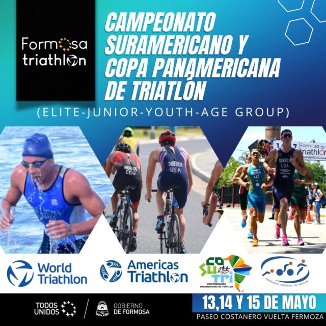 Del 13 al 15 de mayo, en la Capital se realizará el Campeonato Suramericano y Copa Panamericana de Triatlón