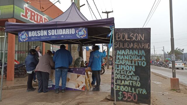 Soberanía Alimentaria llega al barrio Juan Domingo Perón, con ofertas para aprovechar