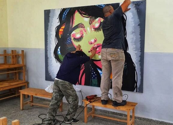 Cultura: Se instalan murales en conmemoración al centenario de escuelas de la provincia