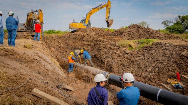 Gasoducto del NEA: momento histórico, el caño troncal entre Formosa y Chaco ya está conectado para que comience a estar operativo