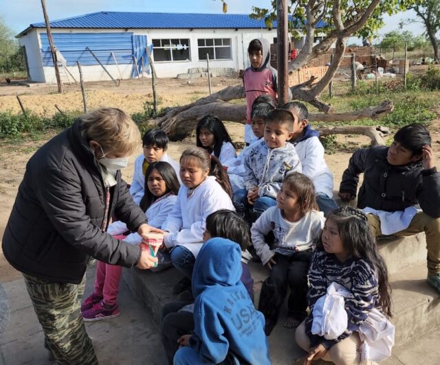 Educan para el cuidado de la salud bucal a niños y niñas de comunidad pilagá