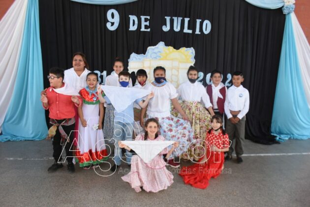 Escuelas de toda la provincia celebraron el 9 de Julio “con mucho entusiasmo y patriotismo” 