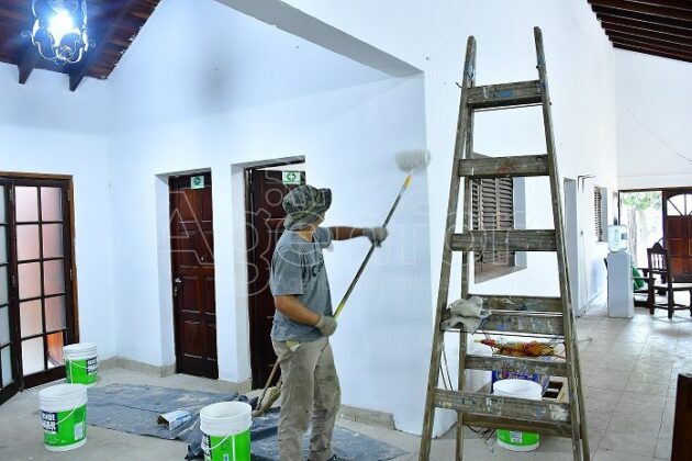 OPNGT: Se realizaron trabajos de obra en la Casa de la Solidaridad del Mariano Moreno
