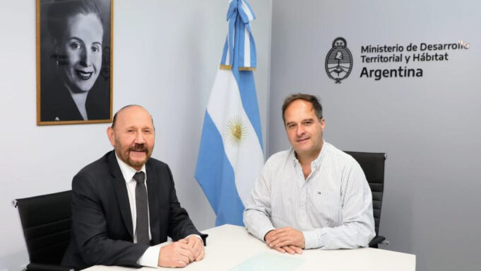 Gildo Insfrán se reunió con el ministro de Desarrollo Territorial y Hábitat
