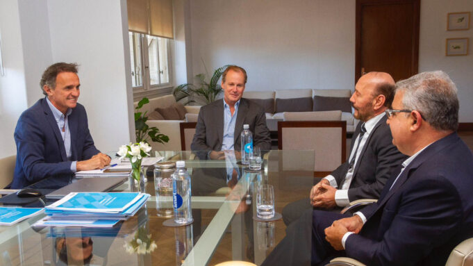 El gobernador Insfrán se reunió con Katopodis