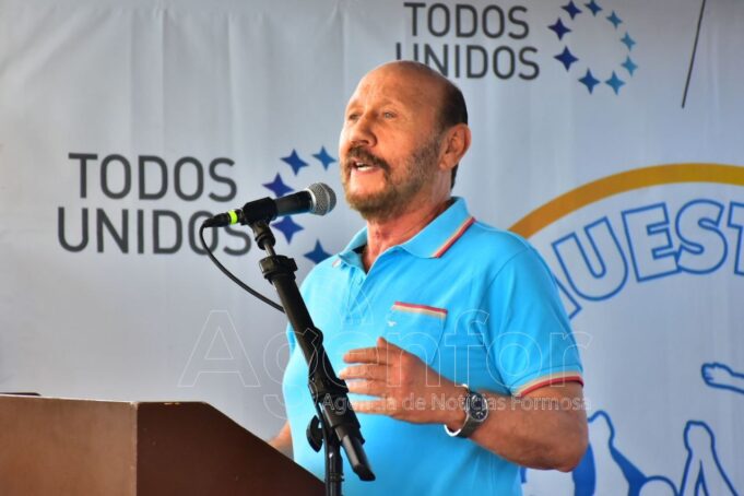 Insfrán anunció que están gestionando para construir un nueva Planta de Agua Potable en Herradura