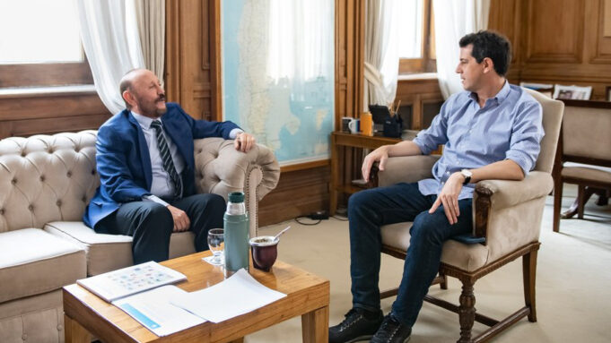Insfrán mantuvo una reunión con el ministro del Interior