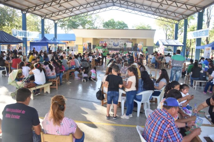 Villa Escolar: Masiva concurrencia de vecinos al bingo familiar del OPNGT