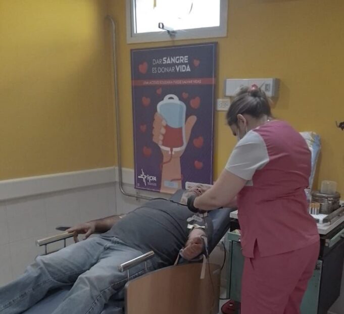Con colectas en los hospitales conmemoraron el Día Nacional del Donante de Sangre Voluntario