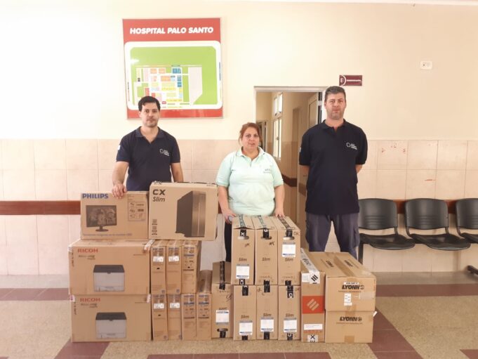Servicios del hospital de Palo Santo fueron provistos con modernos equipos informáticos