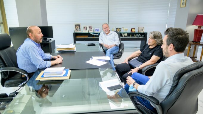 Insfrán se reunió con autoridades de la Fundación de Medicina Nuclear