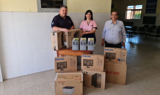 Nuevos equipos informáticos para el hospital de Comandante Fontana