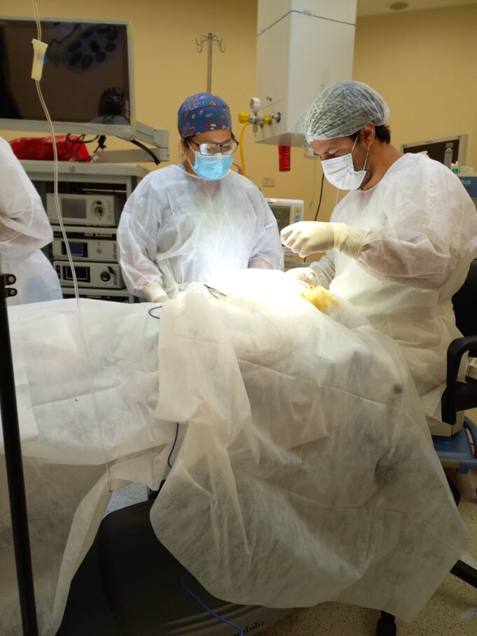 Primera cirugía maxilofacial fue realizada con éxito en el hospital de Laguna Blanca